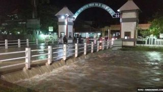 Banjir di Kota Surakarta tanggal 04 Oktober 2016