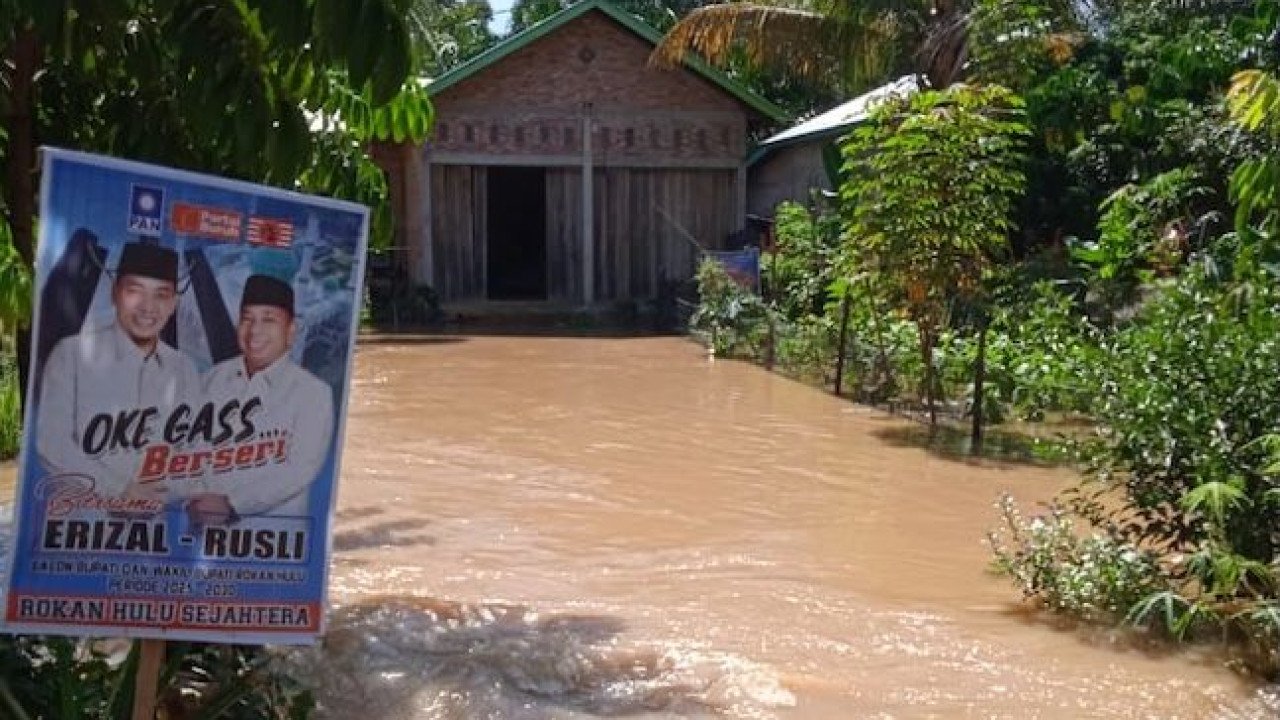Banjir di Kab. Rokan Hulu tanggal 13 Oktober 2024