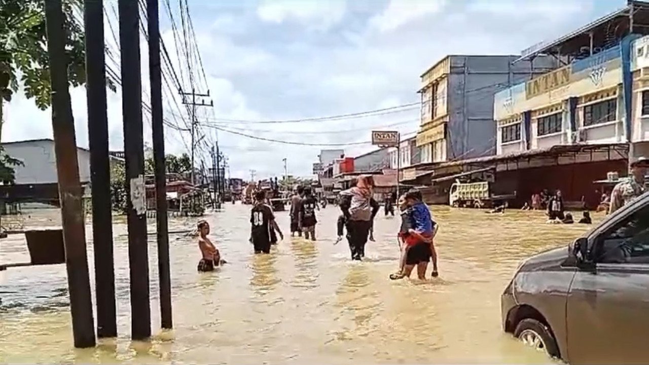 Banjir di Kab. Sanggau tanggal 17 Oktober 2024