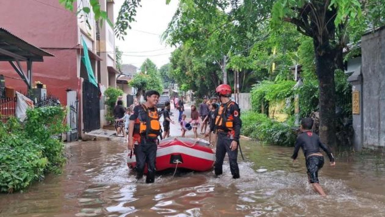 Banjir di Kota Tangerang Selatan tanggal 12 November 2024