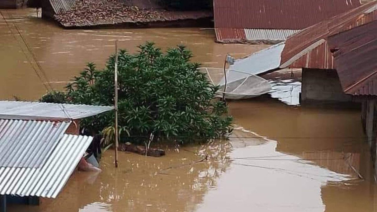 Banjir di Kab. Padang Lawas tanggal 23 November 2024