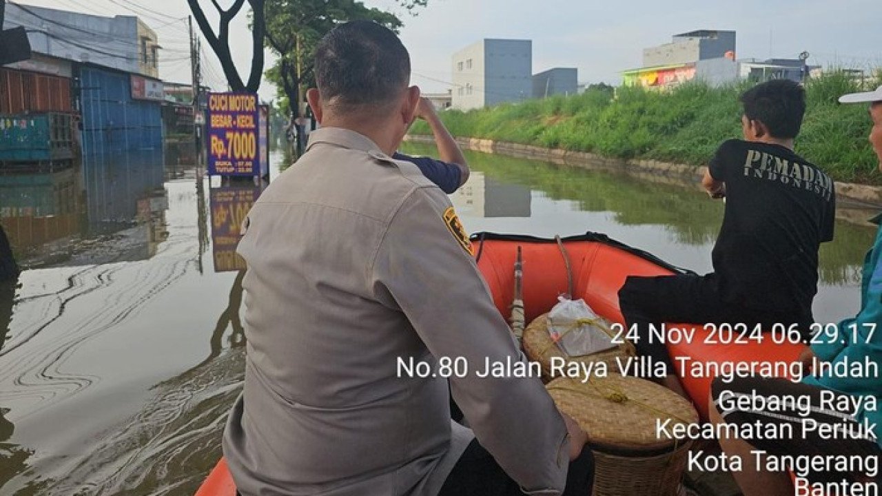 Banjir di Kota Tangerang tanggal 23 November 2024