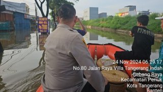 Banjir di Kota Tangerang tanggal 23 November 2024