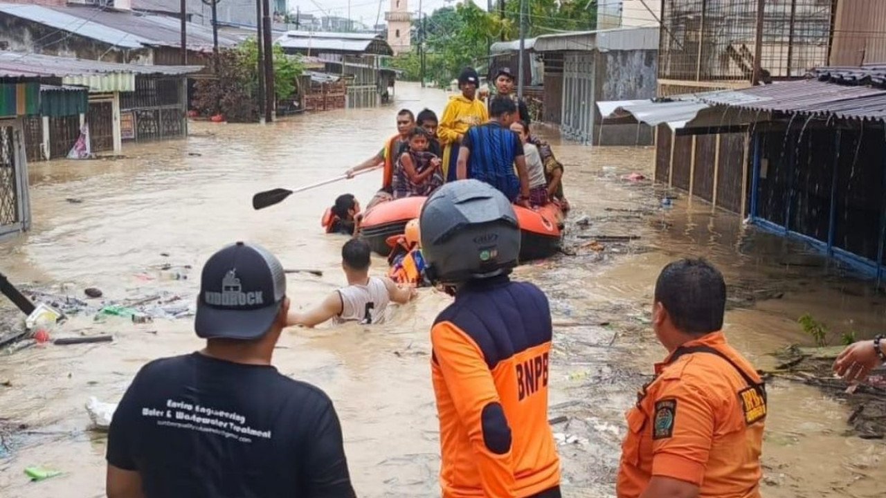 Banjir di Kota Medan tanggal 27 November 2024