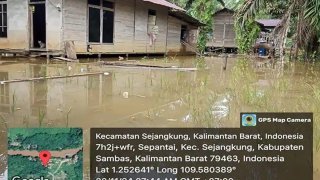 Banjir di Kab. Sambas tanggal 30 November 2024
