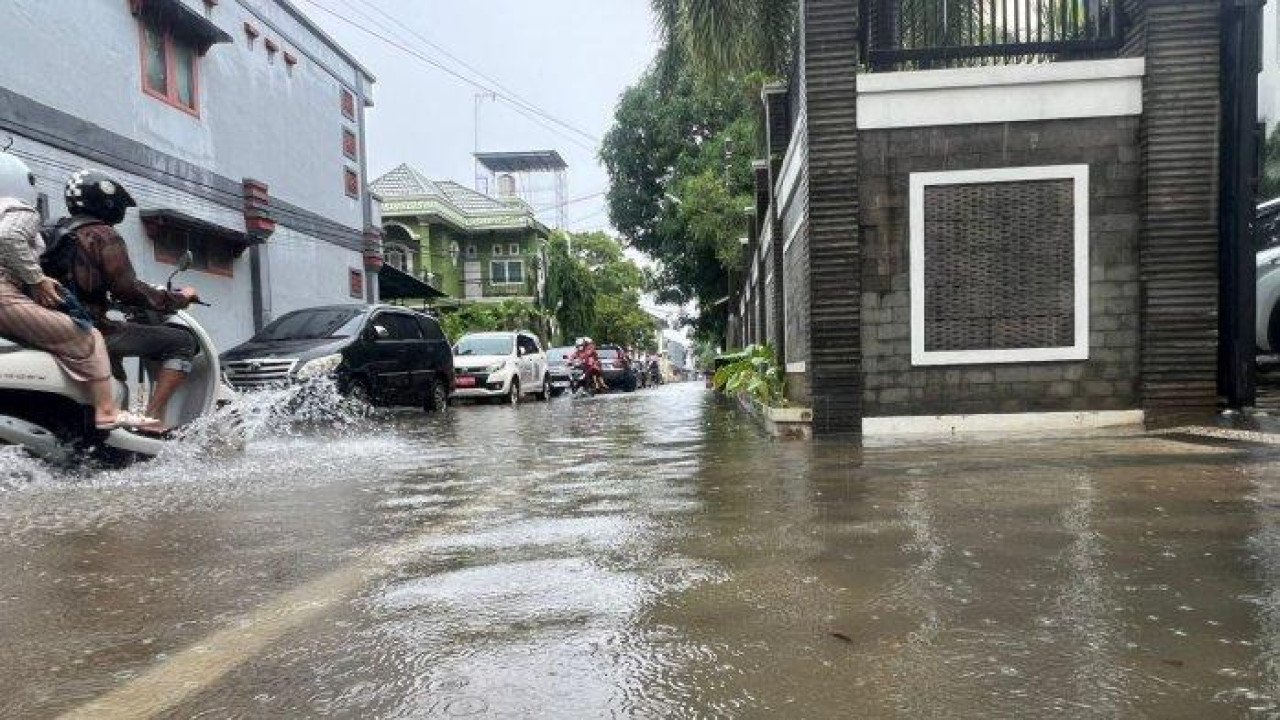 Banjir di Kota Makassar tanggal 10 Desember 2024