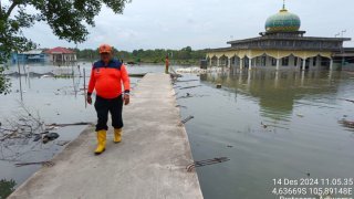 Banjir di Kab. Tulang Bawang tanggal 13 Desember 2024