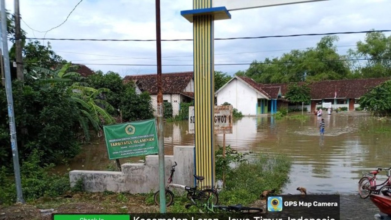Banjir di Kab. Lamongan tanggal 18 Desember 2024