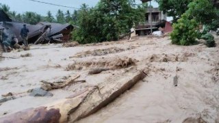 Banjir di Kab. Tapanuli Selatan tanggal 18 Desember 2024