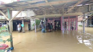 Banjir di Kab. Balangan tanggal 25 Desember 2024