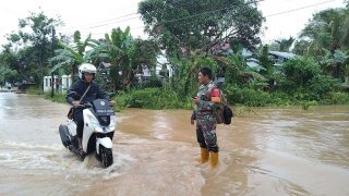 Banjir di Kab. Hulu Sungai Tengah tanggal 25 Desember 2024