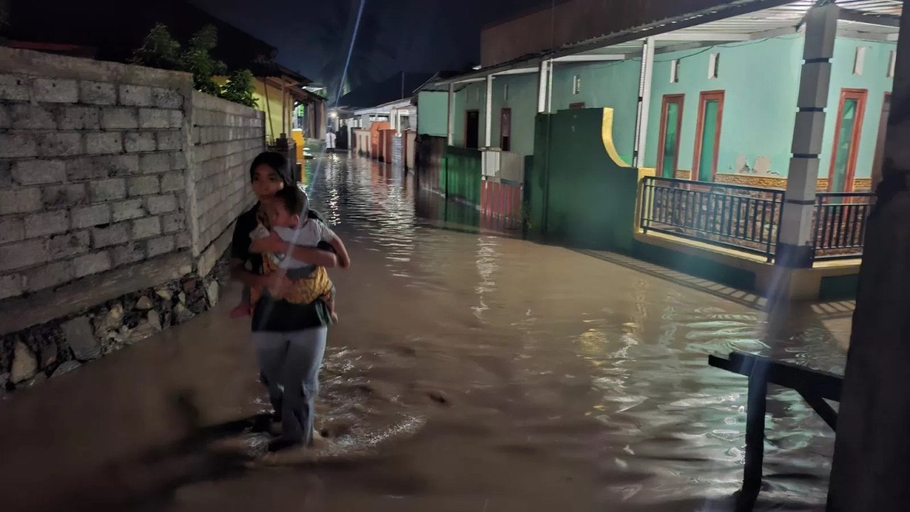 Banjir di Kab. Lombok Tengah tanggal 31 Desember 2024