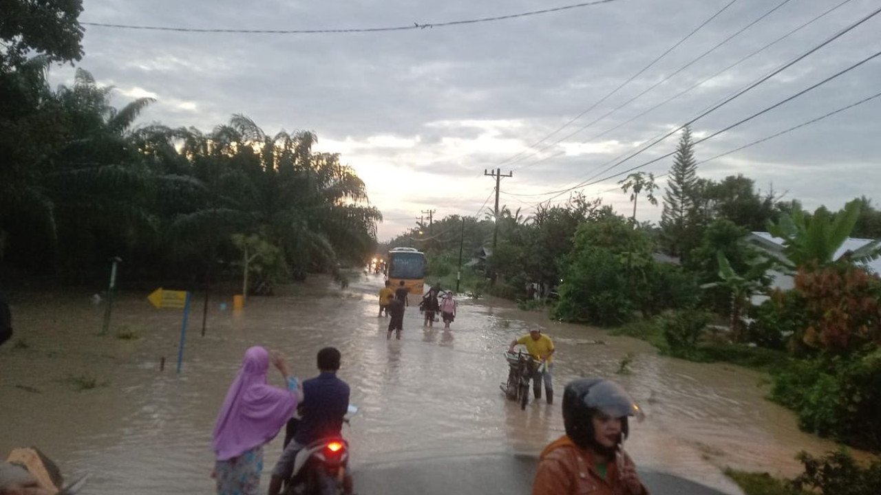 Banjir di Kab. Serdang Bedagai tanggal 07 Januari 2025