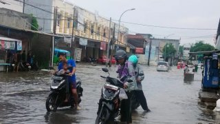 Banjir di Kota Serang tanggal 09 Januari 2025