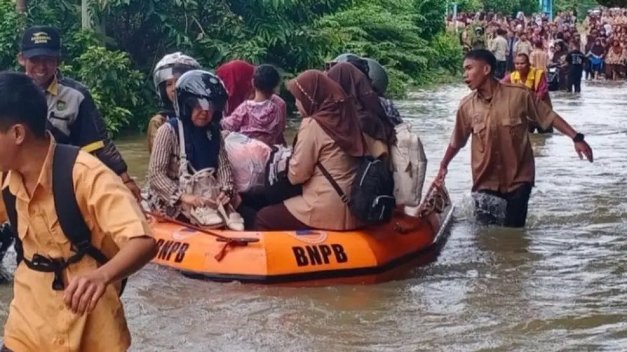 Banjir di Kab. Muara Enim tanggal 10 Januari 2025