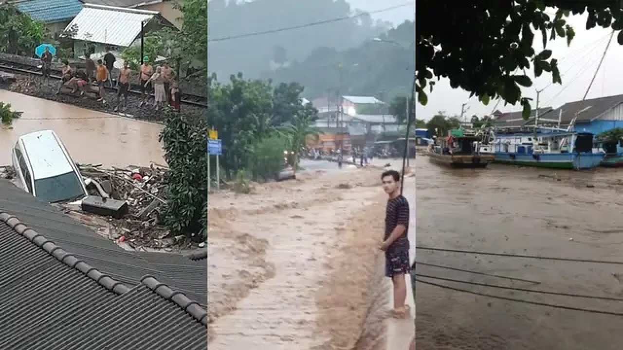 Banjir di Kota Bandar Lampung tanggal 17 Januari 2025