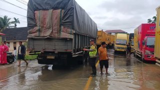 Banjir di Kab. Tanjung Jabung Barat tanggal 19 Januari 2025