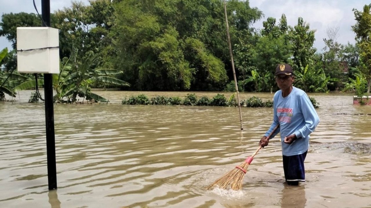 Banjir di Kab. Sragen tanggal 20 Januari 2025