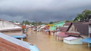 Banjir di Kab. Landak tanggal 21 Januari 2025