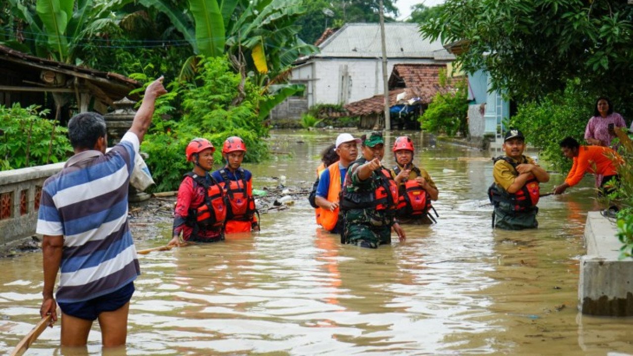 Banjir di Kab. Ngawi tanggal 21 Januari 2025