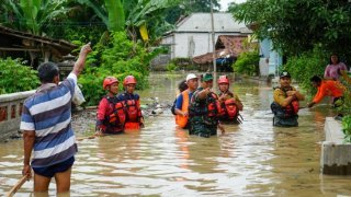 Banjir di Kab. Ngawi tanggal 21 Januari 2025