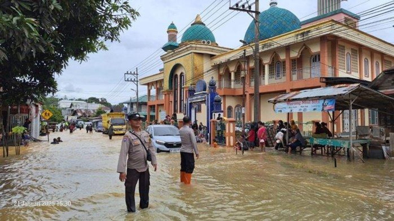 Banjir di Kota Banjarbaru tanggal 21 Januari 2025