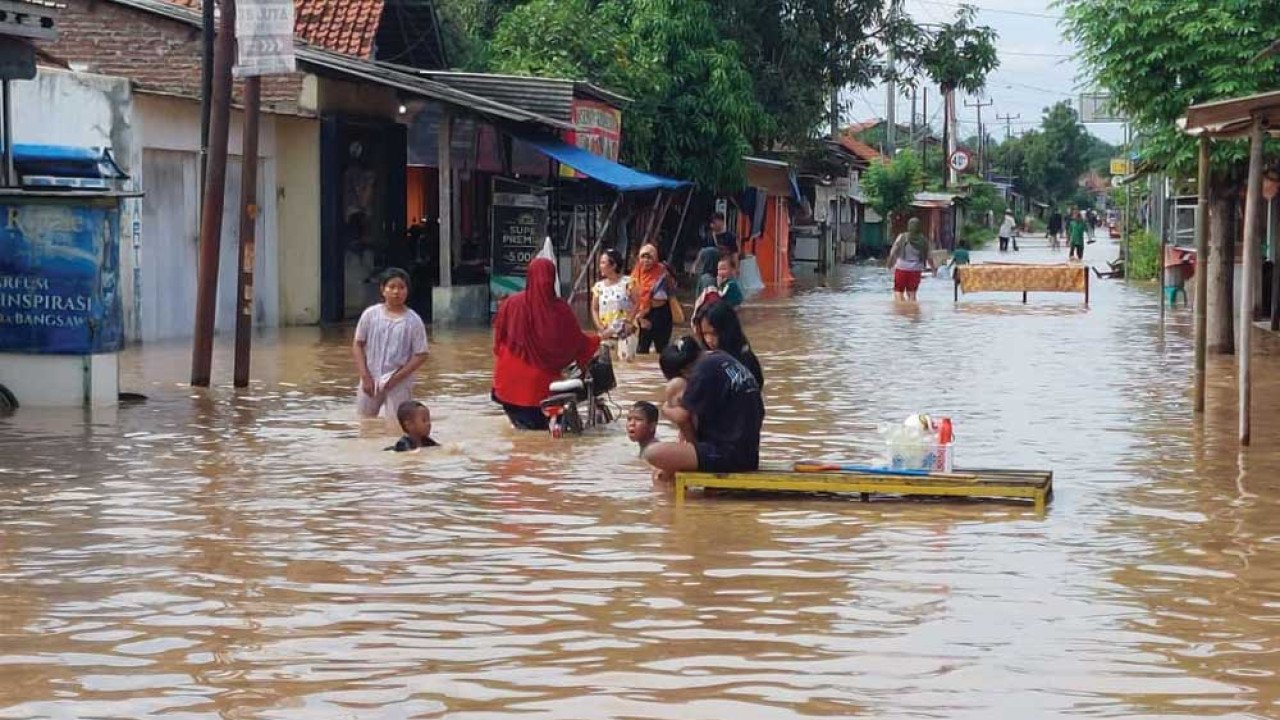 Banjir di Kab. Cirebon tanggal 23 Januari 2025