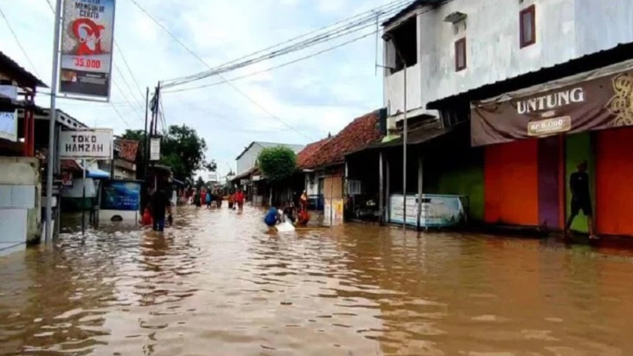 Banjir di Kab. Cirebon tanggal 23 Januari 2025