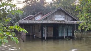 Banjir di Kab. Hulu Sungai Tengah tanggal 27 Januari 2025