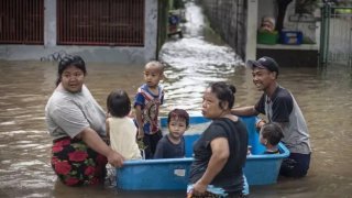 Banjir di Kota Samarinda tanggal 27 Januari 2025
