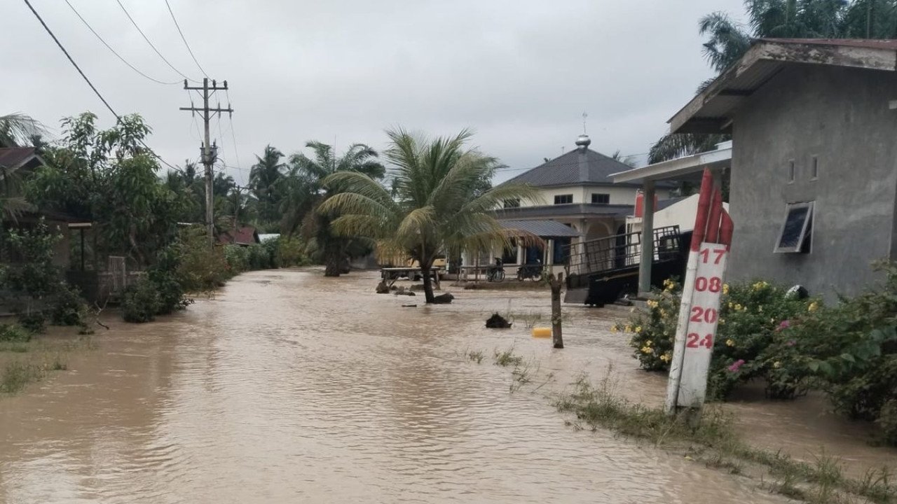 Banjir di Kab. Serdang Bedagai tanggal 28 Januari 2025