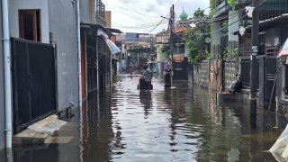 Banjir di Kota Adm. Jakarta Barat tanggal 29 Januari 2025
