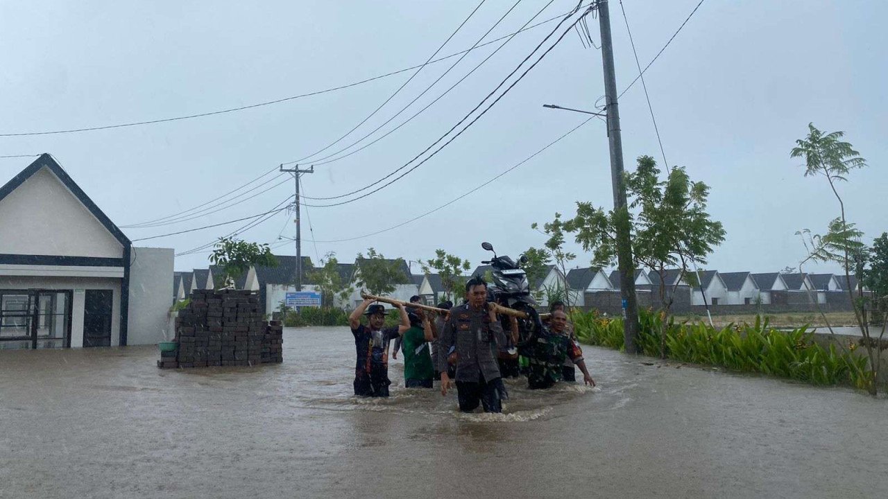 Banjir di Kab. Lombok Barat tanggal 11 Februari 2025