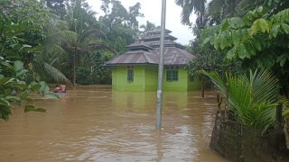 Banjir di Kab. Kuantan Singingi tanggal 14 Februari 2025