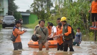 Banjir di Kab. Banyuasin tanggal 19 Februari 2025