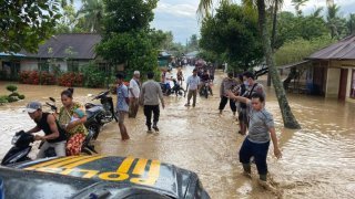 Banjir di Kab. Padang Lawas tanggal 27 Februari 2025