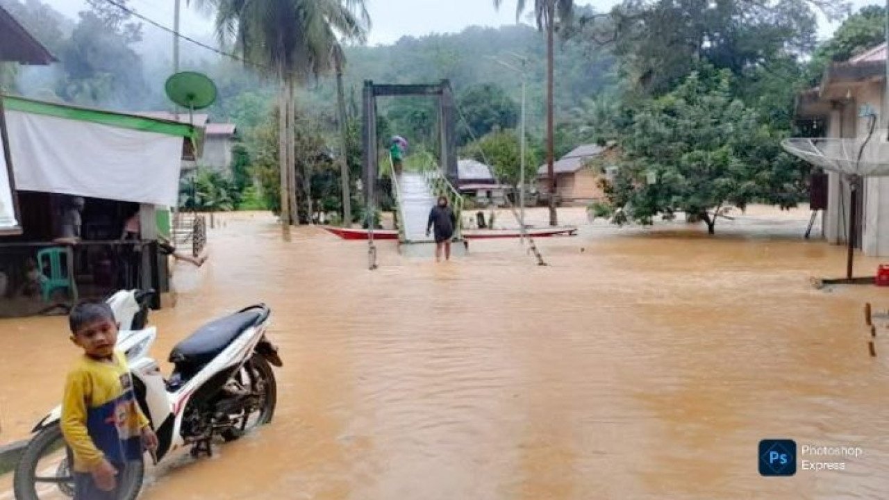 Banjir di Kab. Sarolangun tanggal 27 Februari 2025