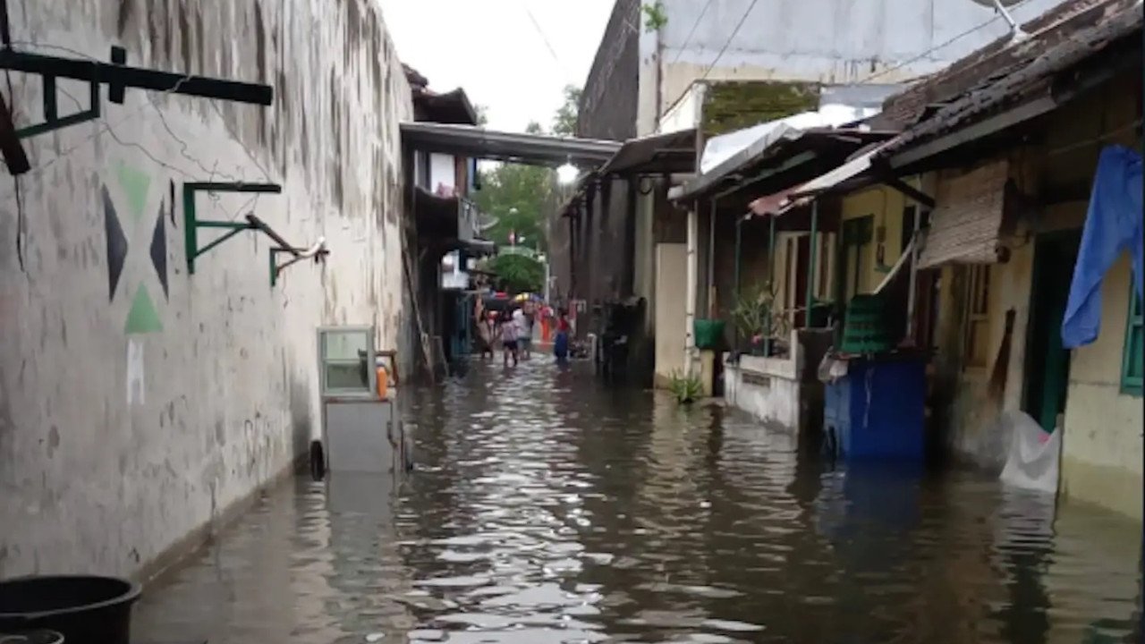 Banjir di Kota Surakarta tanggal 28 Februari 2025