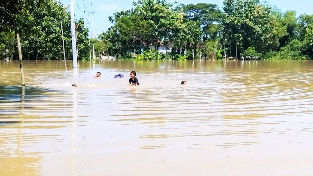 Banjir di Kab. Ngawi tanggal 01 Maret 2025