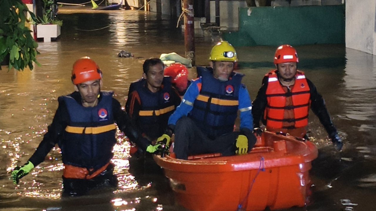 Banjir di Kota Adm. Jakarta Timur tanggal 03 Maret 2025
