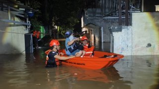 Banjir di Kota Adm. Jakarta Timur tanggal 03 Maret 2025