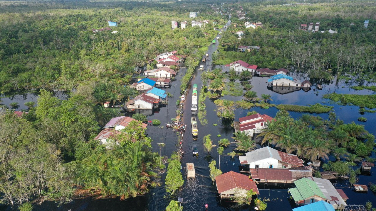 Banjir di Kab. Kubu Raya tanggal 07 Maret 2025