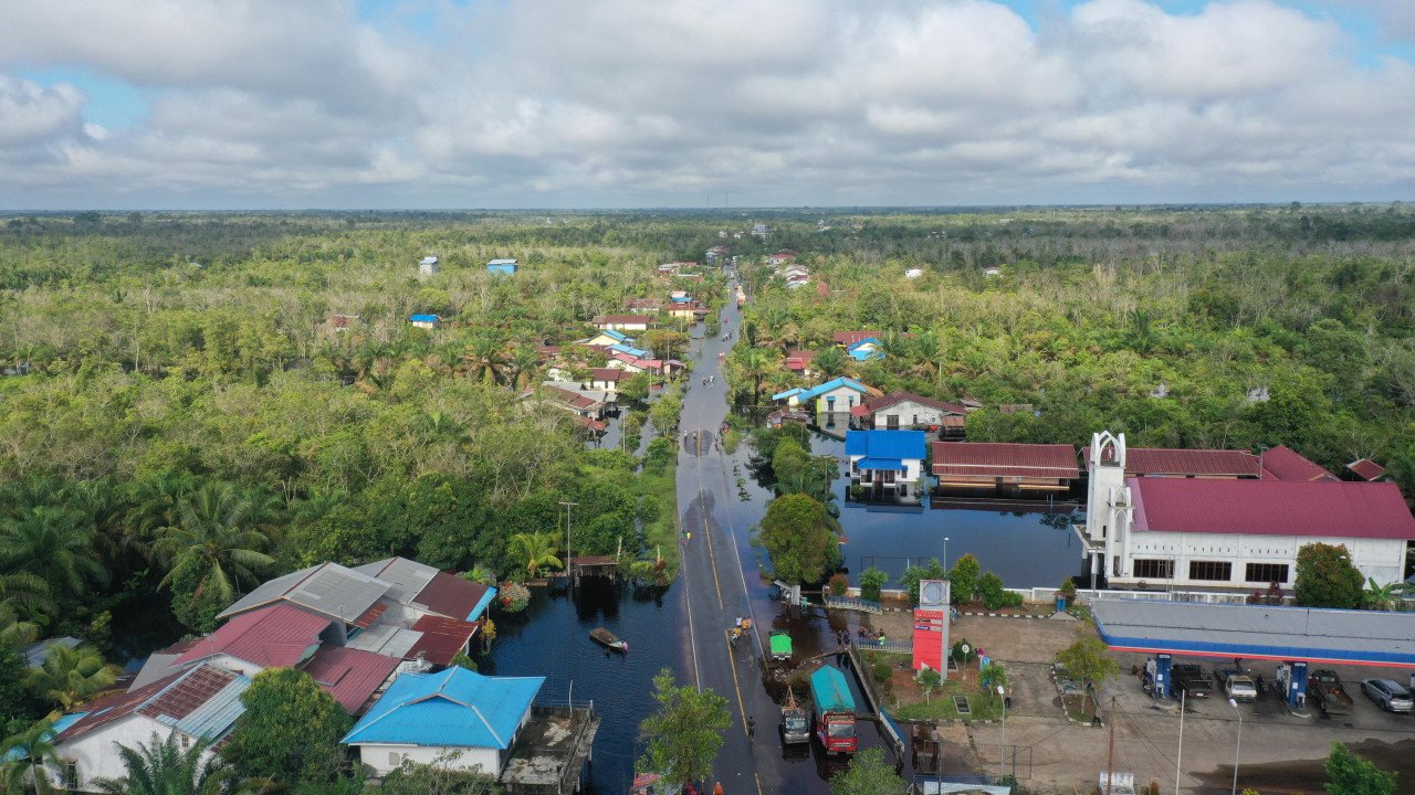 Banjir di Kab. Kubu Raya tanggal 07 Maret 2025