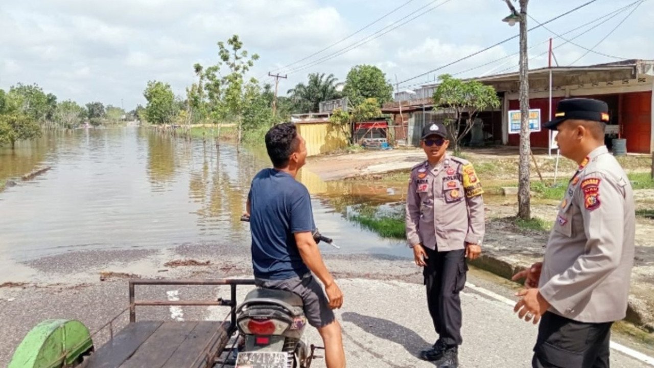 Banjir di Kab. Pelalawan tanggal 07 Maret 2025