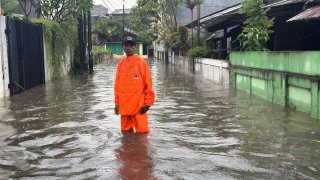Banjir di Kota Tangerang Selatan tanggal 10 Maret 2025