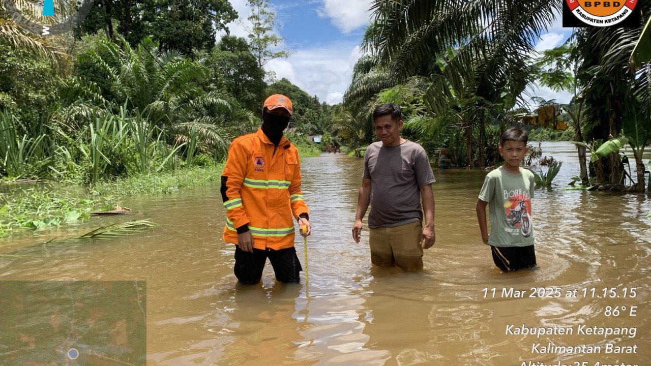 Banjir di Kab. Ketapang tanggal 11 Maret 2025