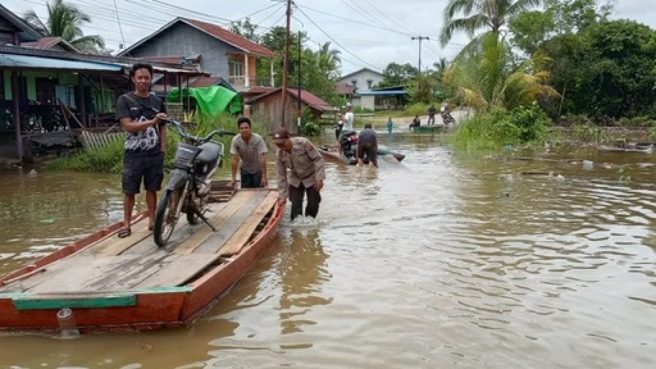 Banjir di Kab. Melawi tanggal 15 Maret 2025