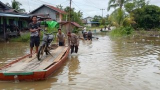 Banjir di Kab. Melawi tanggal 15 Maret 2025