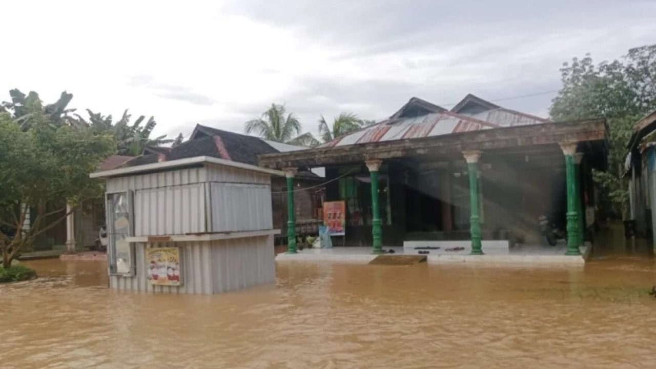 Banjir di Kab. Balangan tanggal 17 Maret 2025