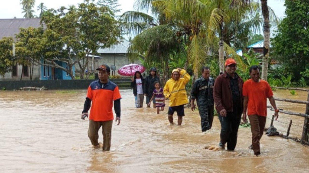 Banjir di Kab. Halmahera Selatan tanggal 22 Maret 2025